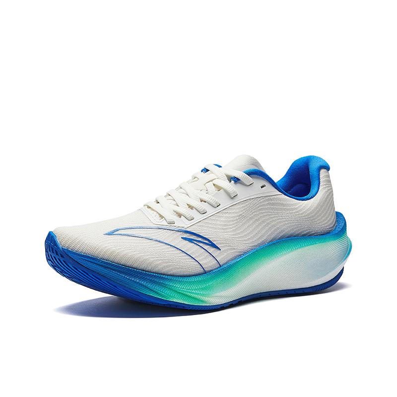 Anta Асфальтовая дорога Босс 3 Повседневная обувь Мужская Низкая верха Цвет Слоновая кость Белый, Новый Дворцовый Синий 912535591-2