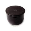 Kamoshika Tool Shop Ceramic Rice Container, Regular (Black)