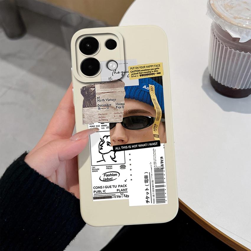 Для Oppo Realme 5 6 7 8 9 10 Pro Plus K12 A5 A5X чехлы для телефонов Sweet Girl Patterns Liquid Silicone Advanced Anti Slip Protective Shell для корпуса Oppo