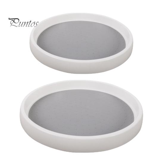 Вращающийся на 360 градусов органайзер Lazy Susan с большой вместимостью и нескользящей конструкцией, многоцелевая кухонная полка для специй, поворотный стол Lazy Susan