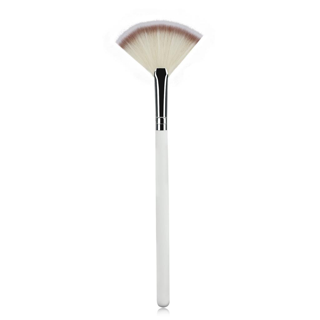 Special for single fan-shaped highlight brush, evenly painted soft fan-shaped makeup brush, mask brush, beauty tool