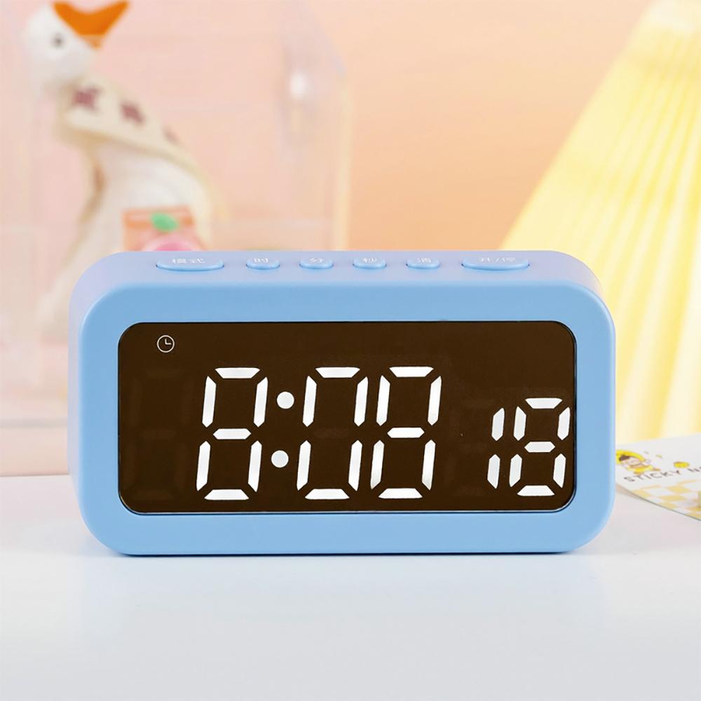 Мини светодиодные цифровые часы-таймер с бесшумным светом, электронные часы, кухонный таймер, студенческий таймер обратного отсчета, украшение на прикроватной тумбочке для подарка