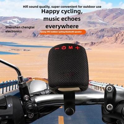 Bluetooth-динамик для улицы, беспроводной, портативный, с креплением на ремень, водонепроницаемый, спортивный велосипедный динамик