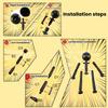 3/6Pcs Posable Stickman Action Figure With Handheld Items Movable Joints Stickman Fidget Toy Desktop Decoration Gift