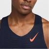 Nike Aeroswift Dri-FIT Adv однотонная универсальная дышащая майка-топ для мужчин, обсидианово-ярко-красный FN4231-451