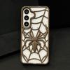 Забавный 3D полый чехол-паук для телефона Samsung Galaxy S25 S24 S23 S22 Ultra Plus S23FE S24FE Задняя крышка с теплоотводом