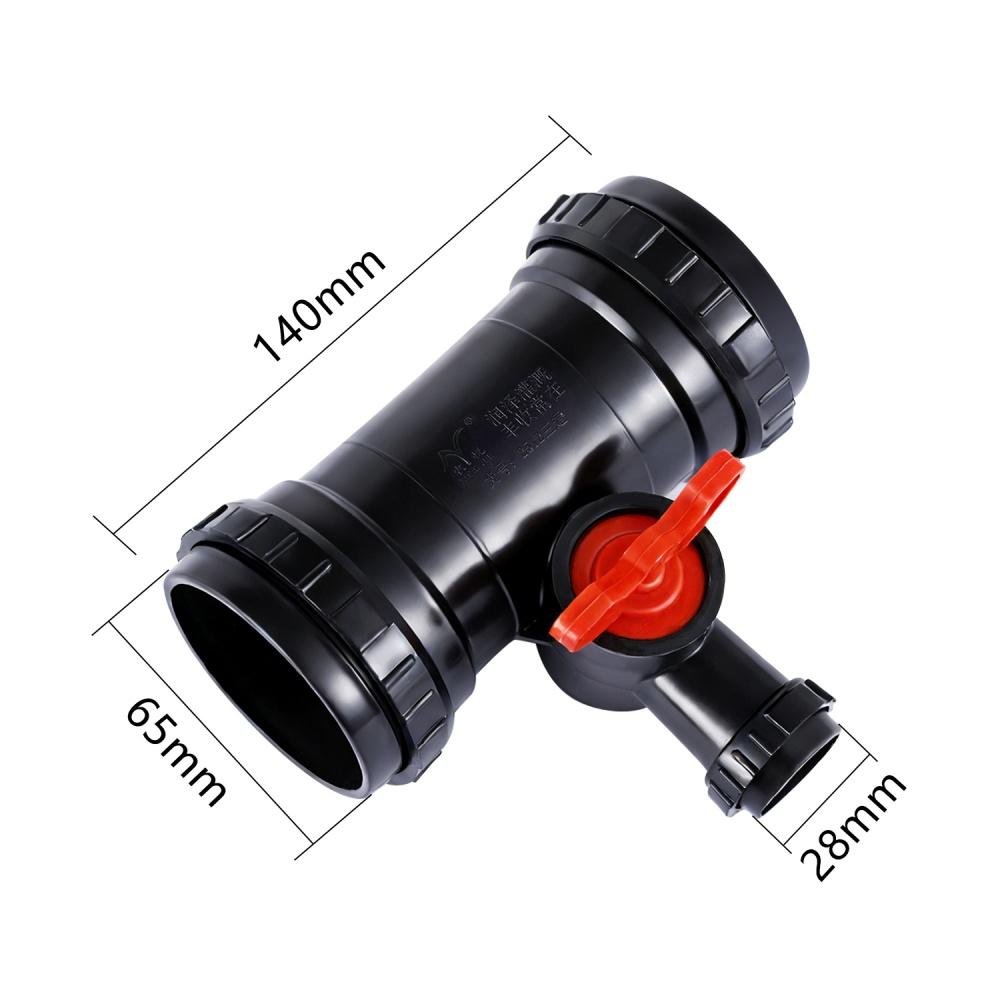Agriculture Irrigation Water Hose 3-way 4-way Valve Switch 50mm 63mm to 28mm Bypass Valve Garden Watering Multi-use Valve Switch