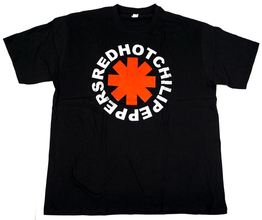 RED HOT CHILI PEPPERS Vintage Logo T-shirt RHCP Black Rock Tee Adult Men New Unisex T-Shirt