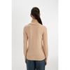 Regular Fit Soft Textured Turtleneck Basic Plain Knitwear Sweater H1651az24wn