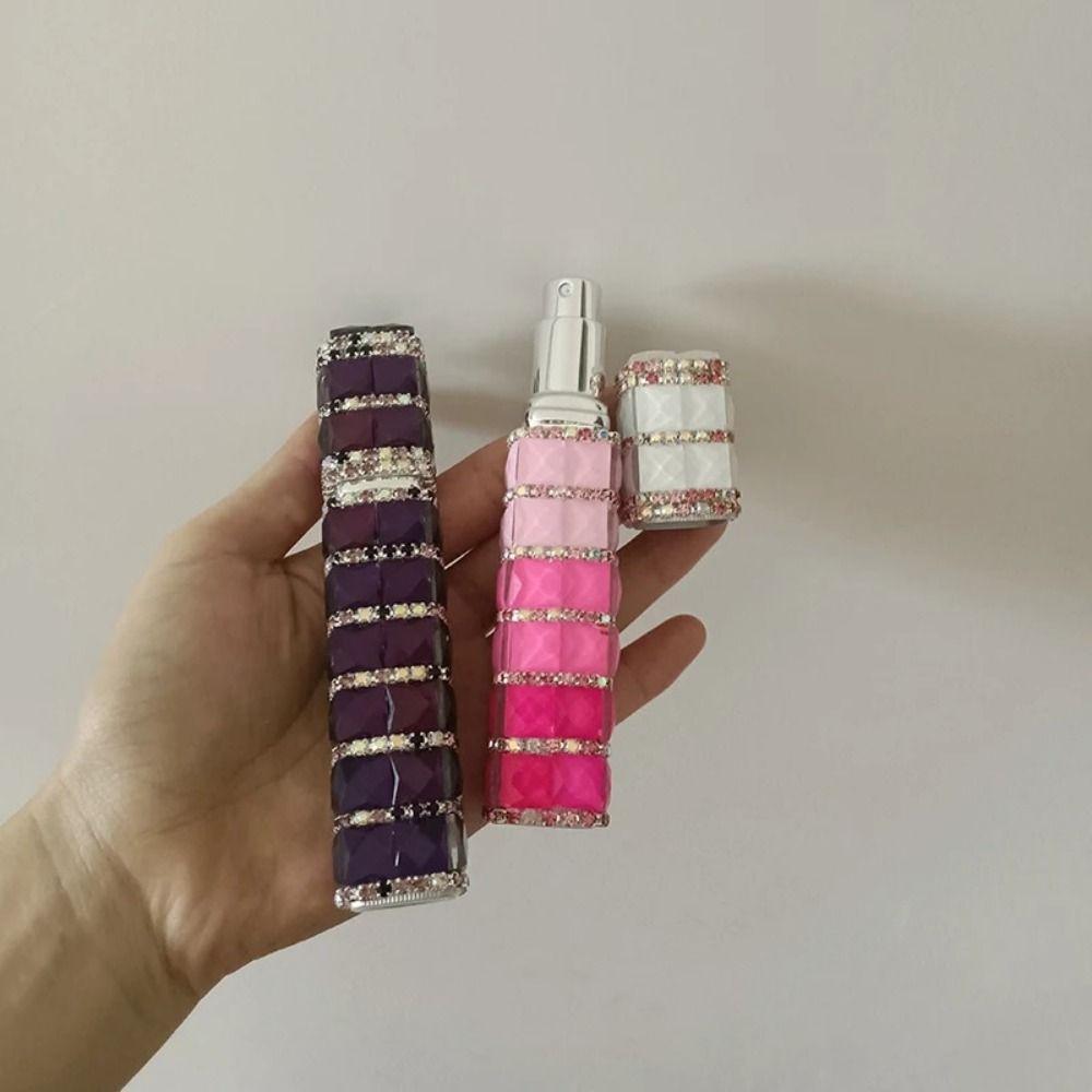 Многоразовый флакон для духов, стразы, косметический контейнер, практичный пустой атомайзер, макияж
