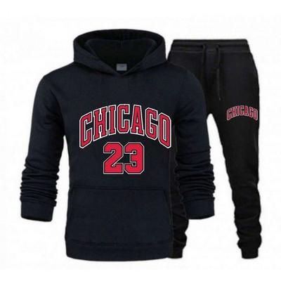 Беговой Спортивный костюм Баскетбольный Chicago 23 мужской черный - - Черный