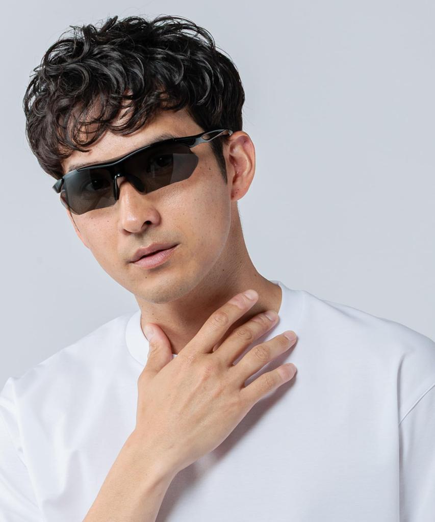 Polarized Sports Asian Glare Protection Men's Sunglasses, Ultra-Lightweight (27g), UV400, Fit, A-Fit AF-7001,