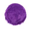 Solid Color Warm Wool Round Cushion Stool Pad Thickening Dining Chair Cushion
