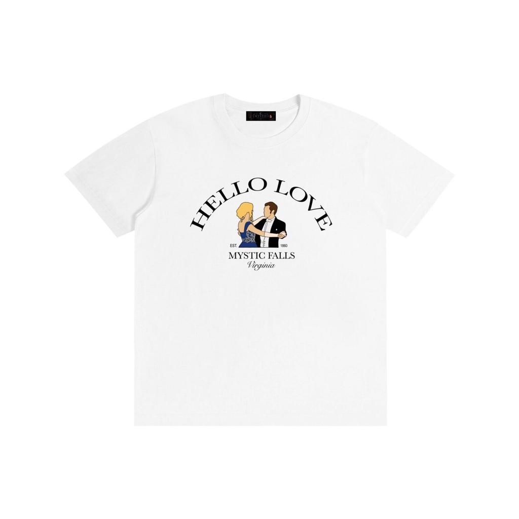 Hello Love Mystic Falls Unisex T-Shirt | TVD Inspired Graphic Tee