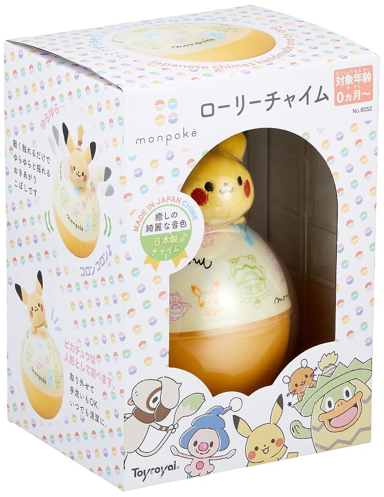 Игрушка Royal Monpoke Rolly Chime (Пикачу/Покемон) Просыпайся, разлив (Погремушка съемная/можно стирать вручную) Кукла Детская Игрушка 0 Лет