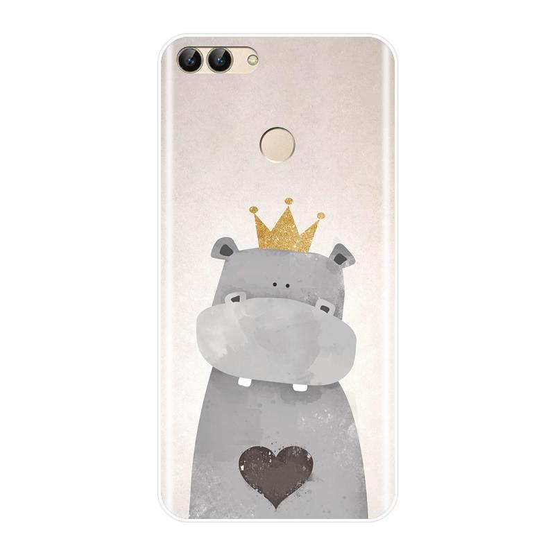 Мягкий силиконовый чехол для телефона Huawei P9 Lite Mini P10 Plus P20 Pro P Smart Pink Pig, задняя крышка для Huawei P10 P20 P8 P9 Lite 2017