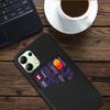 Чехол для телефона Xiaomi Redmi Note 13 4G из ПУ-кожи + ПК-крышка со слотом для карт