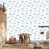 Rainbows in front of clouds wallpaper for living room and bedroom 50x1000