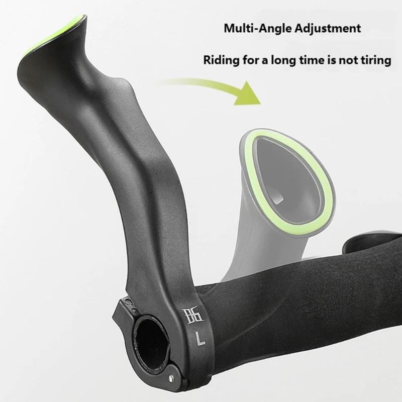 Bicycles Extension Handlebar Mountain Bike Deputy Handle Nylon Handle Bar Ends Grips Cycling Accessory Easy to Install