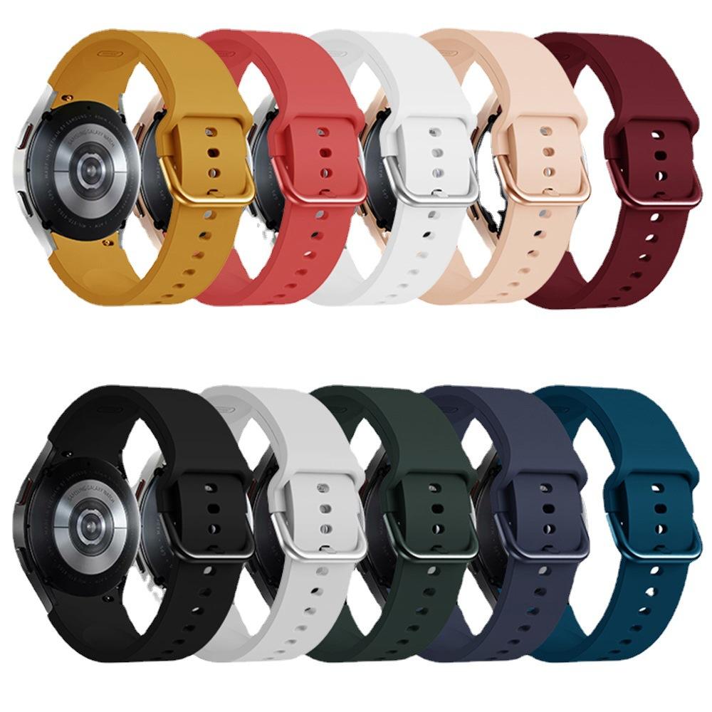 Спортивный силиконовый ремешок для Samsung Galaxy Watch 7 6 4 5 40 мм/ 44 мм /45 мм 4 Classic 46 мм /42 мм спортивный браслет спортивный мягкий ремешок для часов Watch 5 Pro