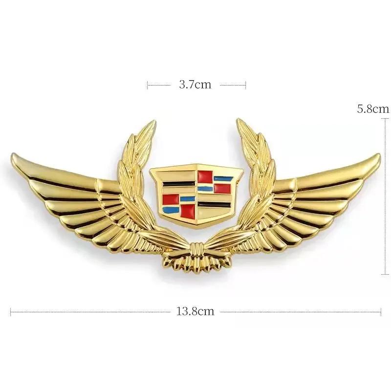 Metal for Cadillac Escalade ATS BLS CTS CT4 CT5 CT6 EXT STS SLS SLR SRX XLR Car Sticker Window Side Emblem Rear Trunk Badge ptwrl77