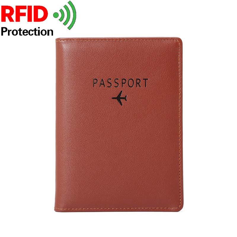 Высококачественный защитный кошелек для паспорта NFC RFID, защита держателей кредитных карт, многофункциональный, унисекс, кожаный, для путешествий, обложки для паспорта