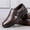 Повседневная обувь из натуральной кожи для мужчин, роскошные британские деловые мужские туфли, модная обувь со шнуровкой на круглый носок, осенне-зимняя обувь для пожилых людей