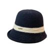 Fashionable bucket hat, Korean-style wool fisherman hat for women, Japanese-style artistic knitted bucket hat, versatile autumn and winter hat with
