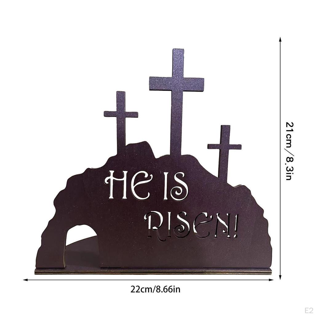 Пасхальное украшение стола Художественное произведение Деревянные знаки Книжные шкафы Изделия ручной работы Шкафы Столы Религиозный орнамент