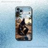 Египет Анубис Чехол для телефона Для iPhone 17,16,15,14,13,12,11,Pro Max,XSX,,XR,SE,Mini,8,7,Мягкий силиконовый Черный чехол