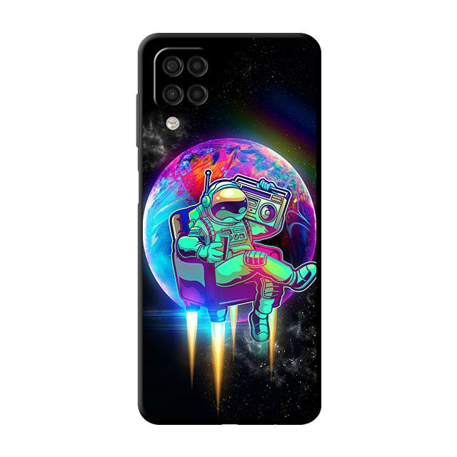 Soft Case For Smaung Galaxy A52 A13 A53 A12 A51 A32 A21s A33 A22 A23 A31 A03 A72 A41 A11 A04 Phone Cover Cartoon Cool Astronaut