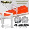 100 шт. Утолщенный керамический выравниватель Сделай сам Напольное покрытие Стена Уровень Новые локаторы Распорки Укладка плитки