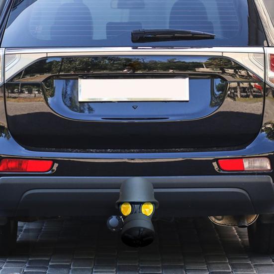 Забавный колпачок для защиты от пыли для прицепного устройства, универсальная простая установка, чехлы для фаркопа, аксессуары для украшения автомобиля