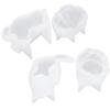 4Pcs Cat Mould Mold DIY Crystal Silicone HandMade Animal Shaped Crafts Ornaments