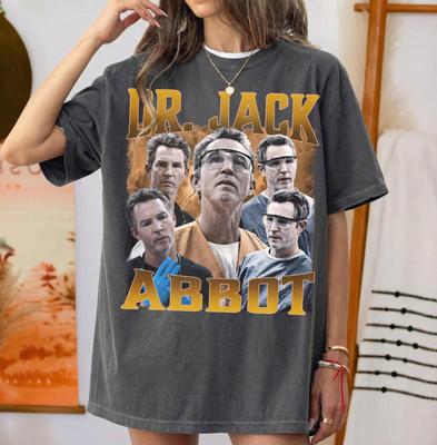 Dr Jack Abbott The Pitt TV Series Men's T-Shirt, Retro 90s Graphic Apparel