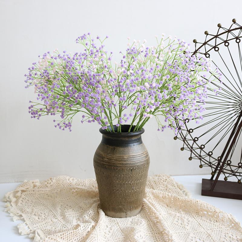 60cm Artificial Flowers False Baby's Breath Gypsophila Home Wedding Decoration Birthday DIY Photo Props Flower Branch