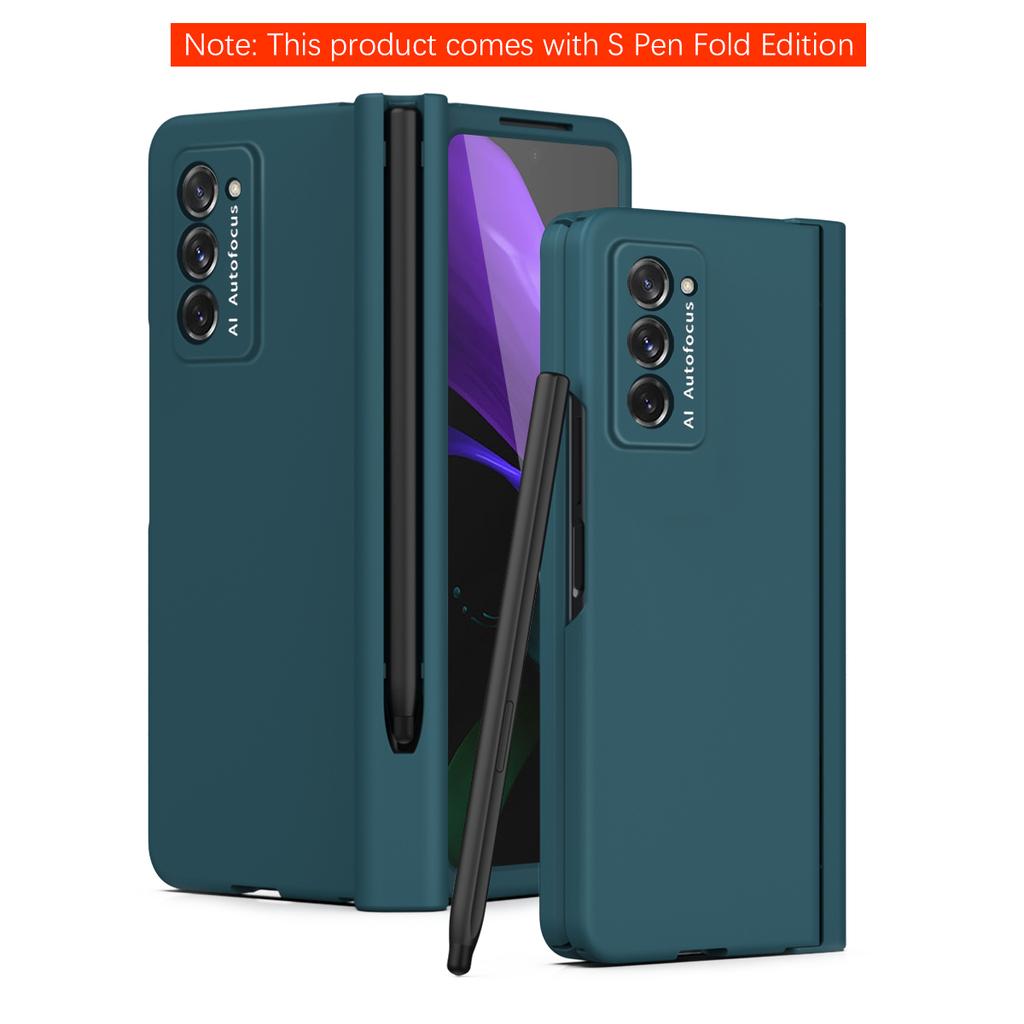 Чехол для телефона Samsung Galaxy Z Fold 4 Fold4 Fold2 Fold3 Fold 2 3 Zfold2 со стеклянной пленкой и защитой от падения