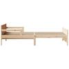 Bed Frame with Headboard Brown 80 x 200 cm Engineered Wood