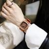 New Simple Casual Women's Watch Fashionable Silicone Band Light Luxury Niche Square Quartz Watch