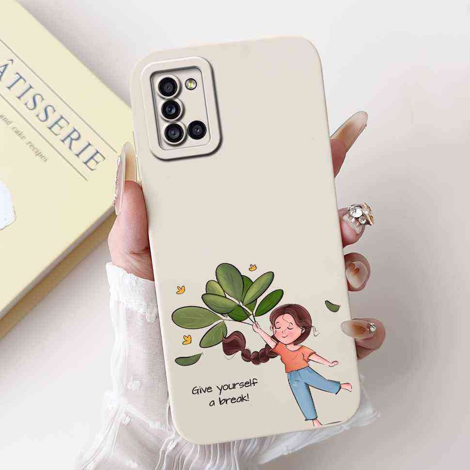 For Samsung Galaxy A31 6.4" Case Cute Cartoon Cat Soft Silicone Back Cover For Samsung a31 A31 SM-A315F 6.4" Protective Cases