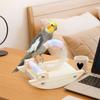 Wear-resistant Parrot Perch Stand Wooden Bird Training Stand Rocking Parakeet Toy  Relieve boredom