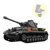 1419PCS 1:28 Panzer IV Tank Bricks Model Military Armored Vehicle Small Particle Building Blocks Toys Collection Ornament Gifts