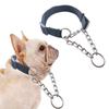 Nylon Dog Slip Pinch Collar Metal Dog Leash Necklace Practical Dog Training Collar  Training
