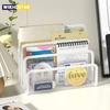 Desk Mail Organizer Small File Holders Letter Organizer Metal Mesh Document/Filing/Folders/Paper Organizer for Desktop