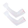 1 Pair Unisex Arm Warmers AntiUV Arm Covers Outdoor Drive Sport Half Finger Sleeves(White S)