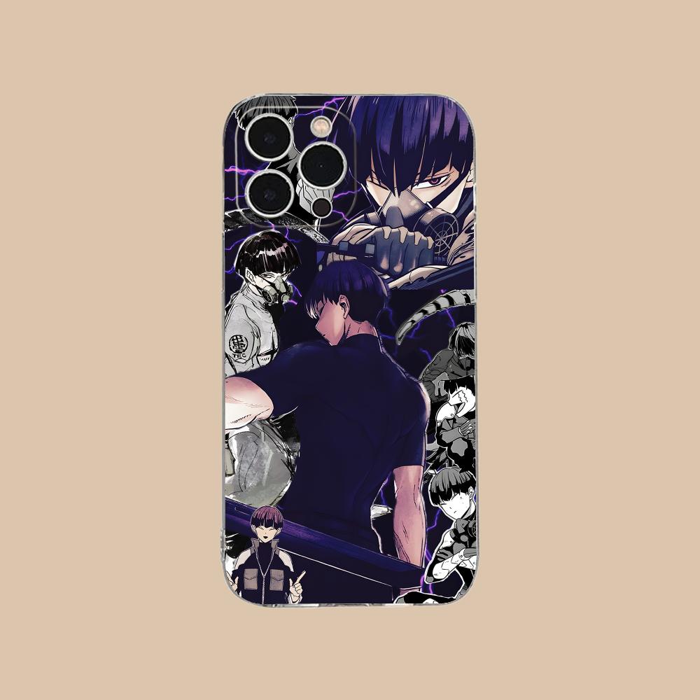 Чехол для телефона Kaiju No.8 Хосина Сосиро для iPhone 17 16 15 14 13 12 11 X XR XS Air Pro Max Plus Mini Прозрачный Цветной Чехол Роскошный