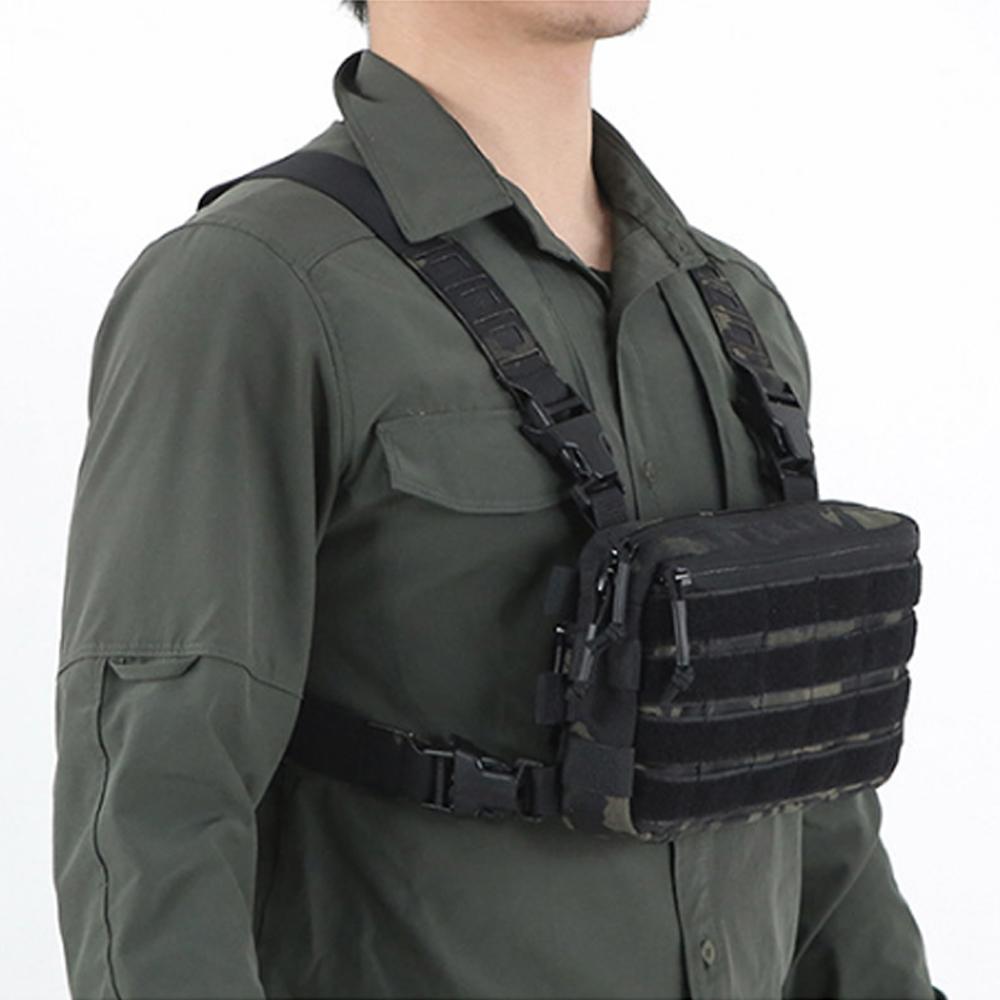 1000D Открытый Тактический Жилет Военная Сумка CS Wargame Chest Rig Airsoft Магазин Кобура Система Molle Мужской Нейлоновый Рюкзак