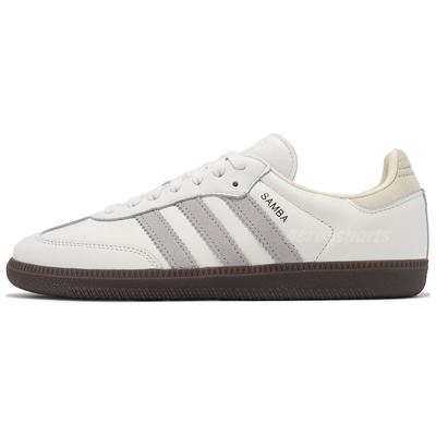 Samba OG белые серые кремовые унисекс кроссовки Core-White Grey-Two Cream-White IH4880