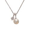 Exquisite Summer Zircon Pearl Necklace - Light Luxury, Versatile & Elegant Clavicle Chain for Women