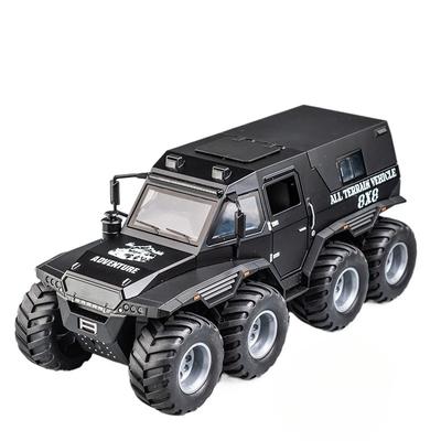 1/24 Россия Завоеватель Шаман 8*8 Шины Сплав Бронированный Автомобиль Модель Литой Металл Игрушка Полиция Внедорожники Модель Автомобиля Детский Подарок
